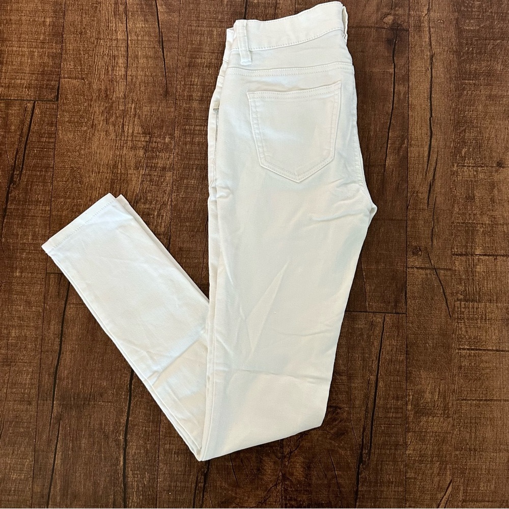 White Stretchy Skinny Pants Size 0